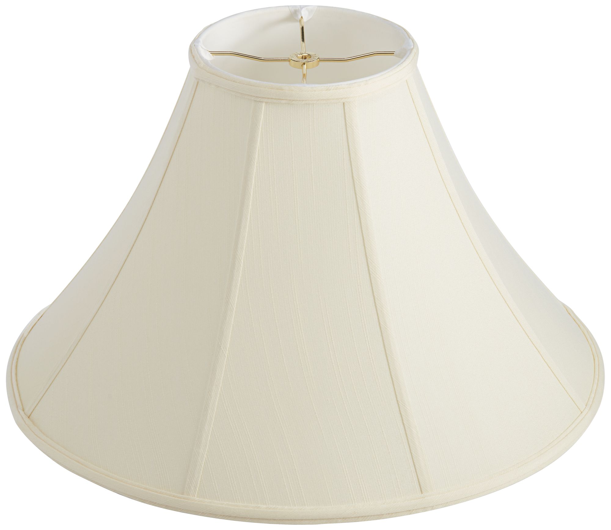 Image 4 Springcrest Turner Creme Flared Bell Lamp Shade 7x20x13.75 (Spider) more views
