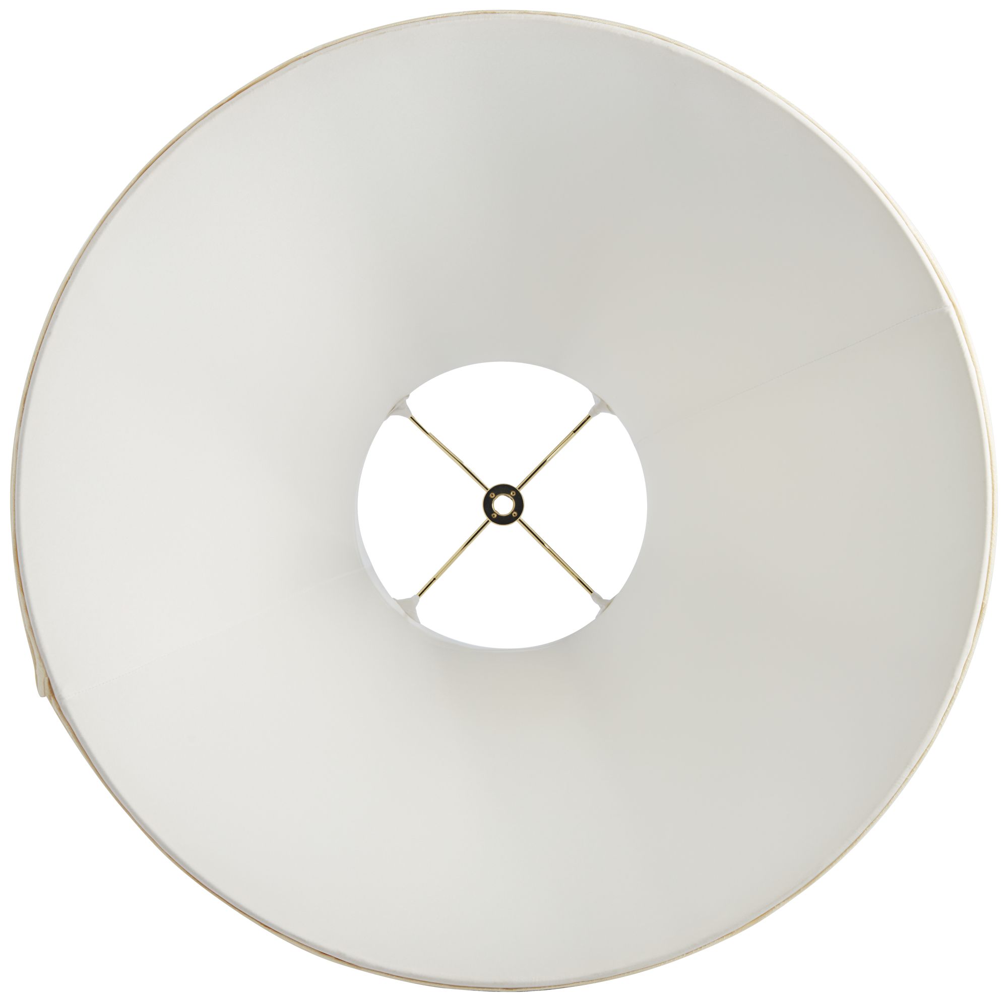 Image 5 Springcrest Turner Creme Flared Bell Lamp Shade 7x20x13.75 (Spider) more views