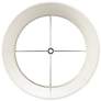 5_Springcrest Vena White Linen Tapered Drum Shade 10x12x8 (Spider) more views
