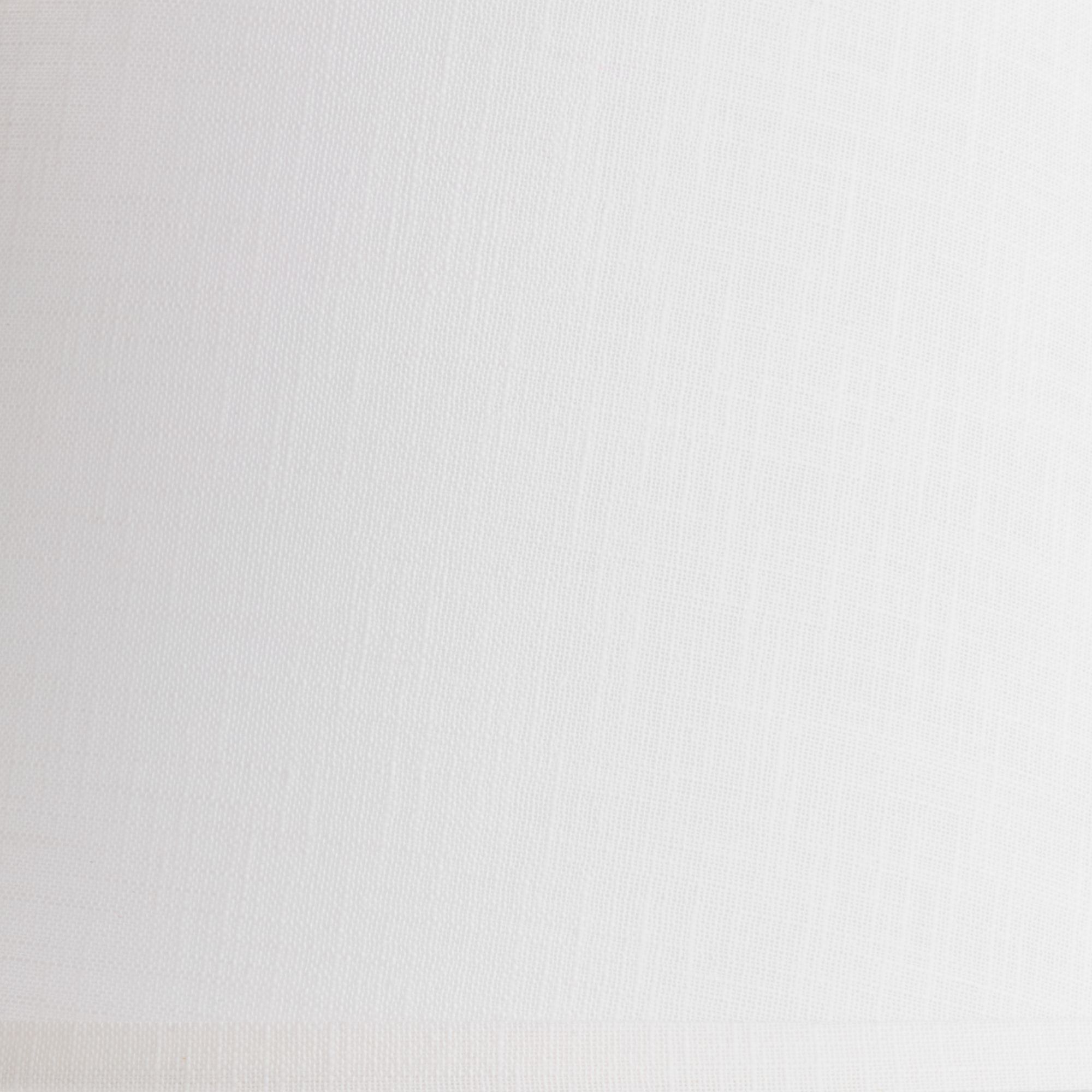 Springcrest Vena White Linen Tapered Drum Shade 10x12x8 (Spider) in scene
