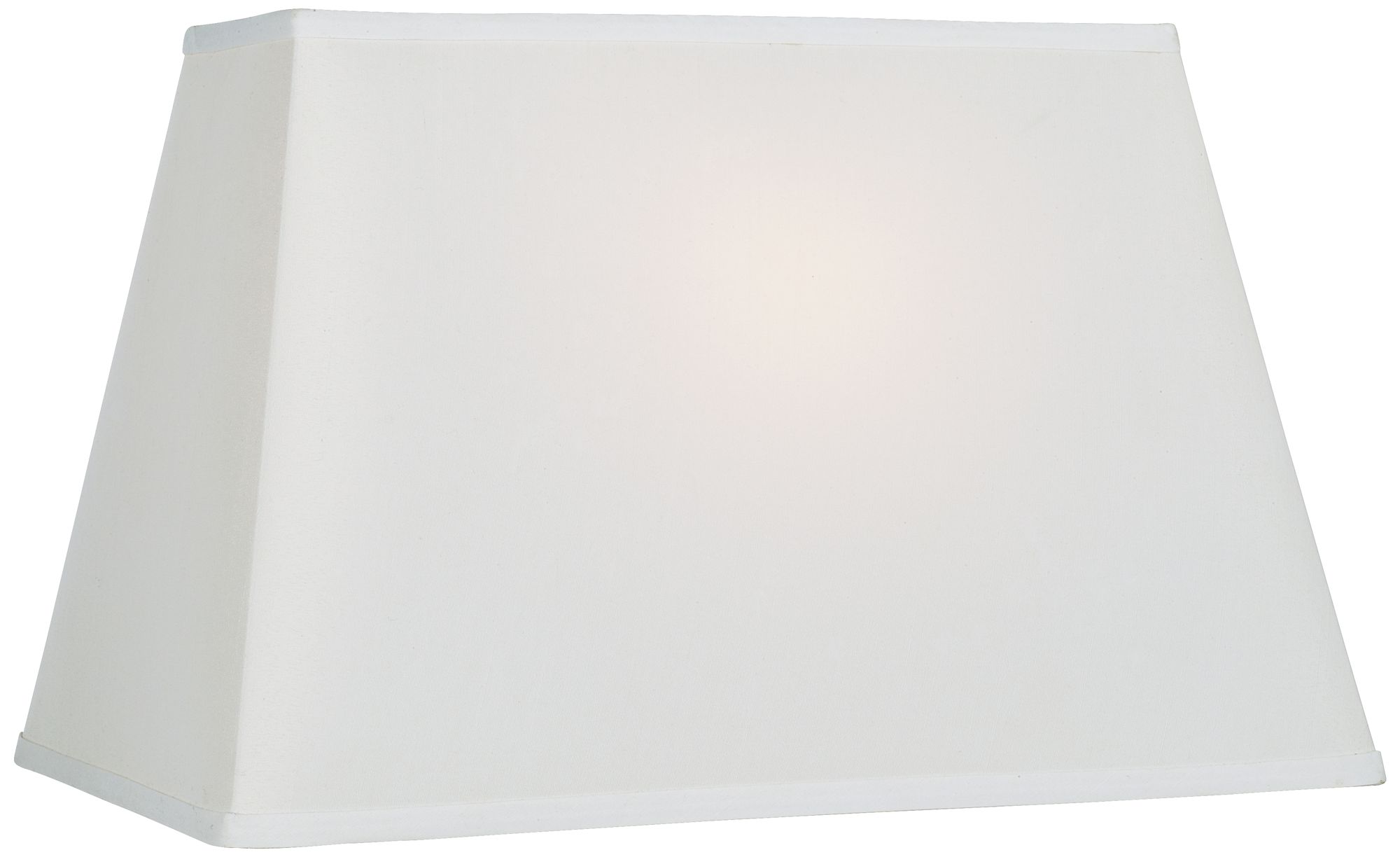 Image 3 Springcrest Vina White Rectangular Shade 14/6x18/12x12  (Spider) more views