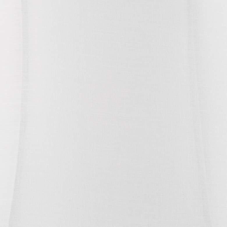 Image 2 Springcrest White Drum Lamp Shades 11.5x13.5x10 (Spider) Set of 2 more views