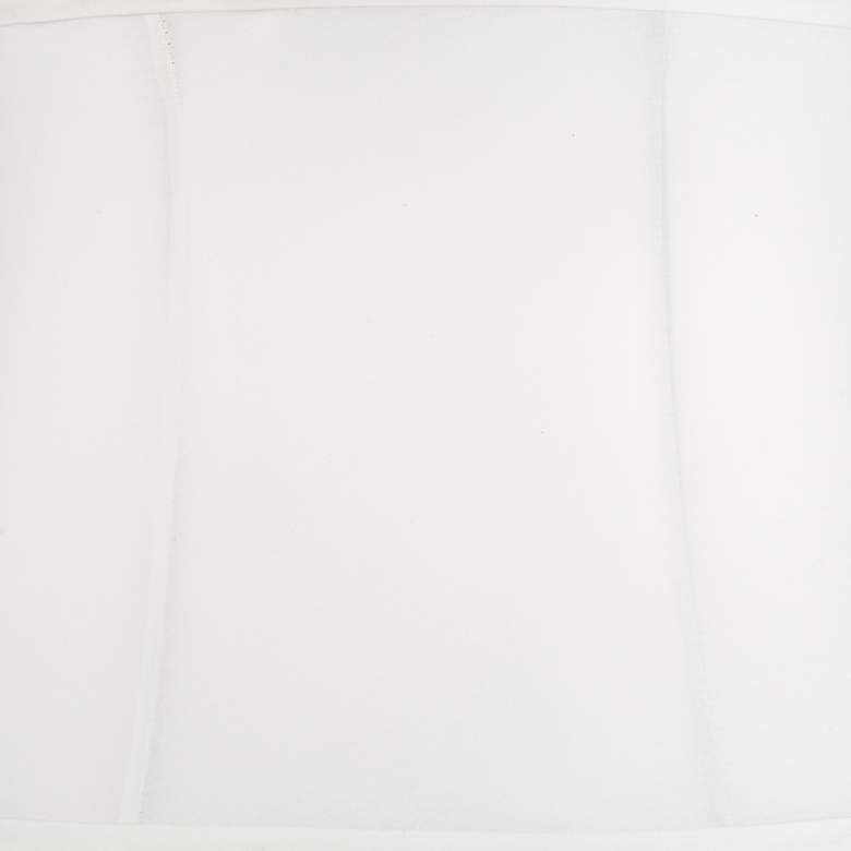 Image 3 Springcrest White Drum Lamp Shades 11.5x13.5x10 (Spider) Set of 2 more views