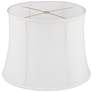 5_Springcrest White Drum Lamp Shades 11.5x13.5x10 (Spider) Set of 2 more views