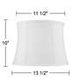 7_Springcrest White Drum Lamp Shades 11.5x13.5x10 (Spider) Set of 2 more views