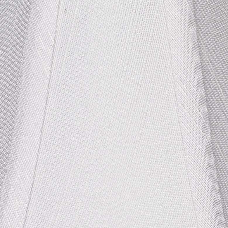 Image 2 Springcrest White Fabric Chandelier Clip Shades 3x6x5 (Clip-On) Set of 8 more views
