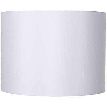 Springcrest White Hardback Drum Lamp Shade 16x16x12 (Spider)