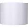 Springcrest White Hardback Drum Lamp Shade 16x16x12 (Spider)