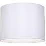 3_Springcrest White Hardback Drum Lamp Shade 16x16x12 (Spider) more views