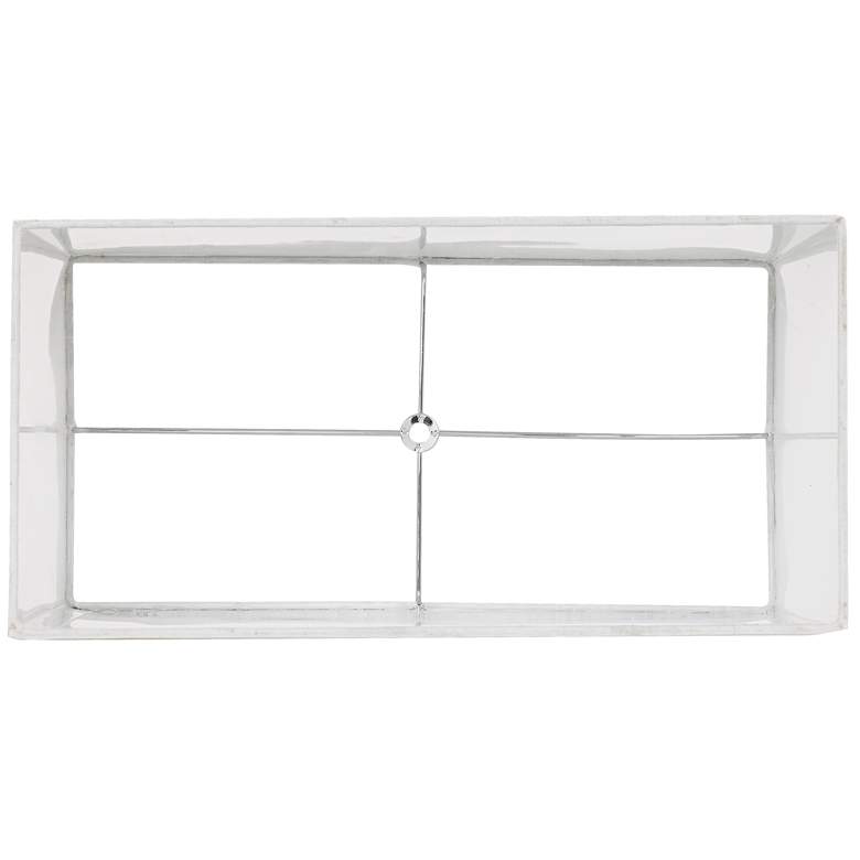 Image 5 Springcrest White Hardback Rectangular Shades 8/16x8/16 (Spider) Set of 2 more views