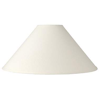 Springcrest White Linen Chimney Lamp Shade 6x23x13.5 (Spider)