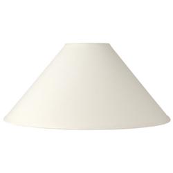 Springcrest White Linen Chimney Lamp Shade 6x23x13.5 (Spider)