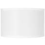 1_Springcrest White Linen Drum Shade 10.5"x10.5"x6.5" (Uno)