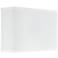 Springcrest White Linen Half-Rectangular Lamp Shade 13x13x9x4 (Spider)