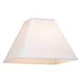 3_Springcrest White Linen Set of 2 Square Lamp Shades 7x17x13 (Spider) more views