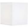1_Springcrest White Linen Square Shade 9x9x10 (Spider)