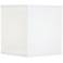 Springcrest White Linen Square Shade 9x9x10 (Spider)