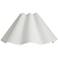 Springcrest White Linen Wave Empire Lamp Shade 6x18x10 (Spider)
