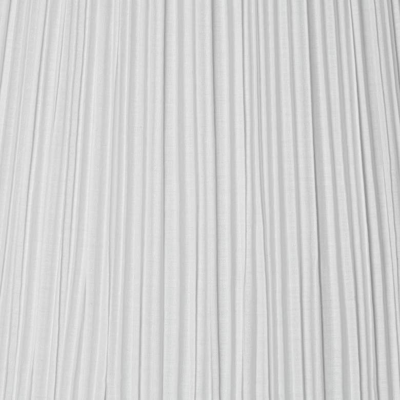 Image 2 Springcrest White Mushroom Pleated Set of 2 Shades 5x11x7.5 (Clip-On) more views
