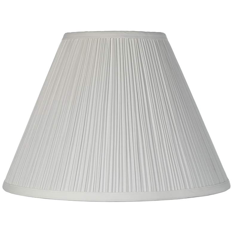 Image 2 Springcrest White Pleated Lamp Shade 6.5x15x11 (Spider)