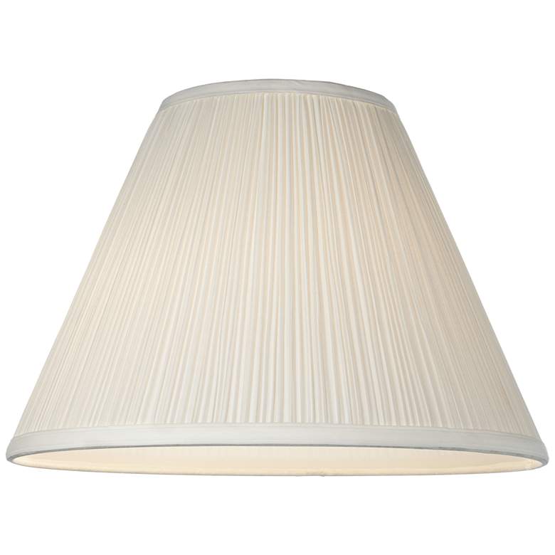 Image 4 Springcrest White Pleated Lamp Shade 6.5x15x11 (Spider) more views