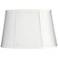 Springcrest White Racetrack Oval Lamp Shade 9/12x12/15x10 (Spider)