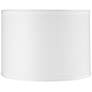1_Springcrest White Sandstone Linen Half Shade 11x11x8.25 (Spider)