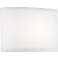 Springcrest White Sandstone Linen Hardback Oval Shade 5.75x11x7 (Uno)