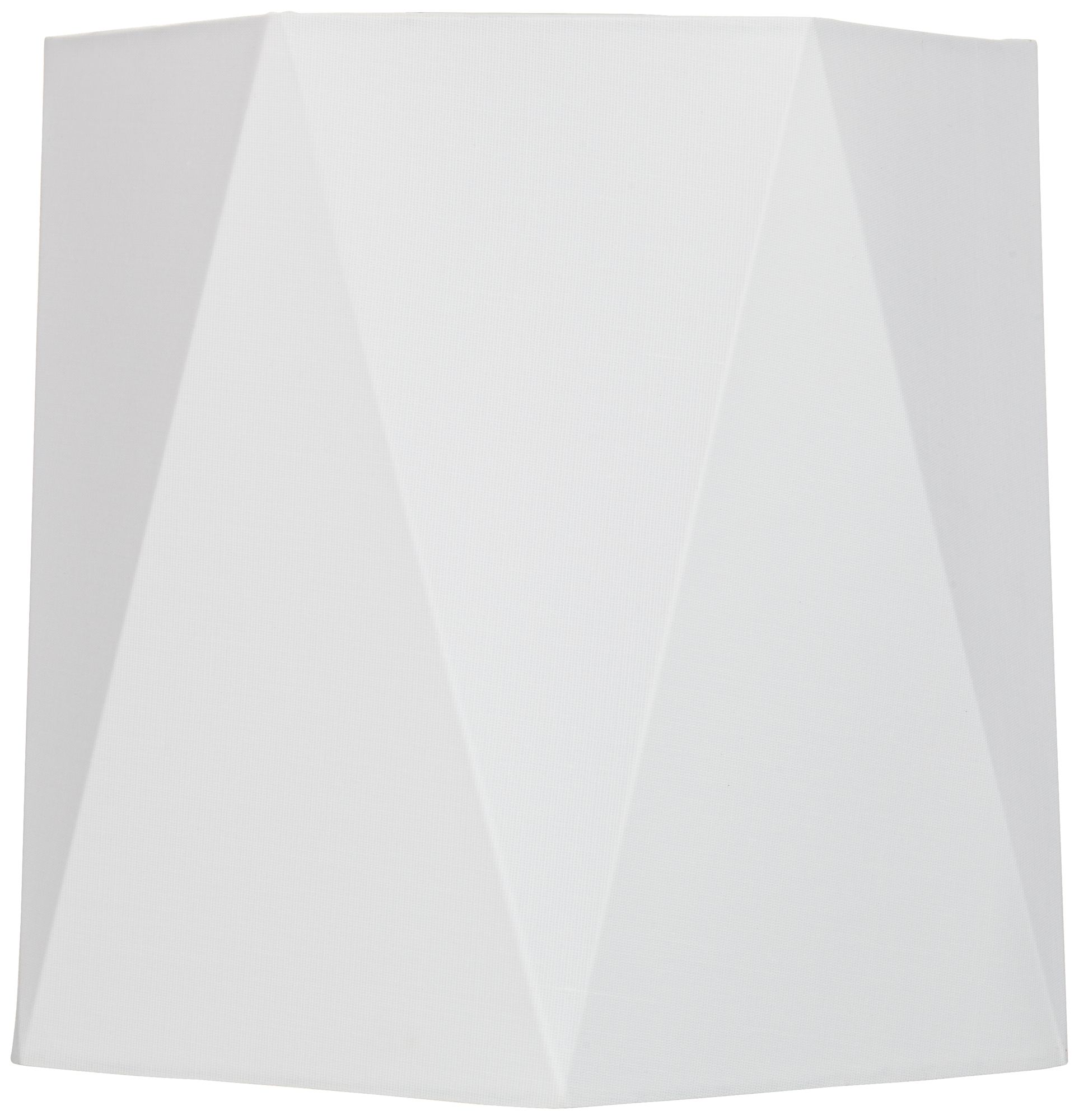 Image Springcrest White Sandstone Linen Hexagon Lamp Shade 11x13x11 (Spider)