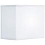 1_Springcrest White Sandstone Linen Rectangular Half-Shade 11x11x9x9 (Spider)