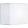 Springcrest White Sandstone Linen Rectangular Half-Shade 11x11x9x9 (Spider)