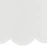 2_Springcrest White Scallop Bottom Empire Lamp Shade 13x15x11 (Spider) more views