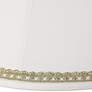 2_Springcrest White Shade with Lace and Rhinestone Trim 9x18x13 (Spider) more views