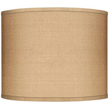 Springcrest Woven Burlap Drum Lamp Shade 14x14x11 (Spider)