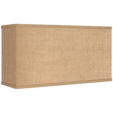 Springcrest Woven Burlap Rectangular Shade 8/17x8/17x10 (Spider)