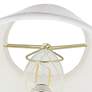 4_Springcrest Woven Burlap Set of 4 Chandelier Clip Shades 3x6x5 (Clip-On) more views