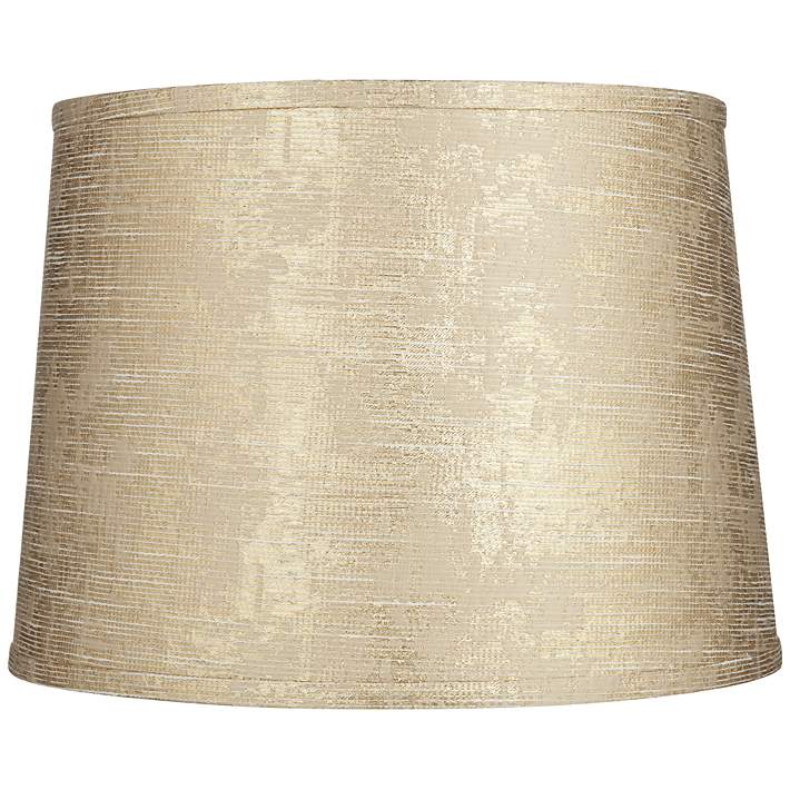 Springcrest Zena Embroidered Gold Tapered Drum Lamp Shade 13x15x11
