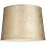 3_Springcrest Zena Embroidered Gold Tapered Drum Lamp Shade 13x15x11 (Spider) more views
