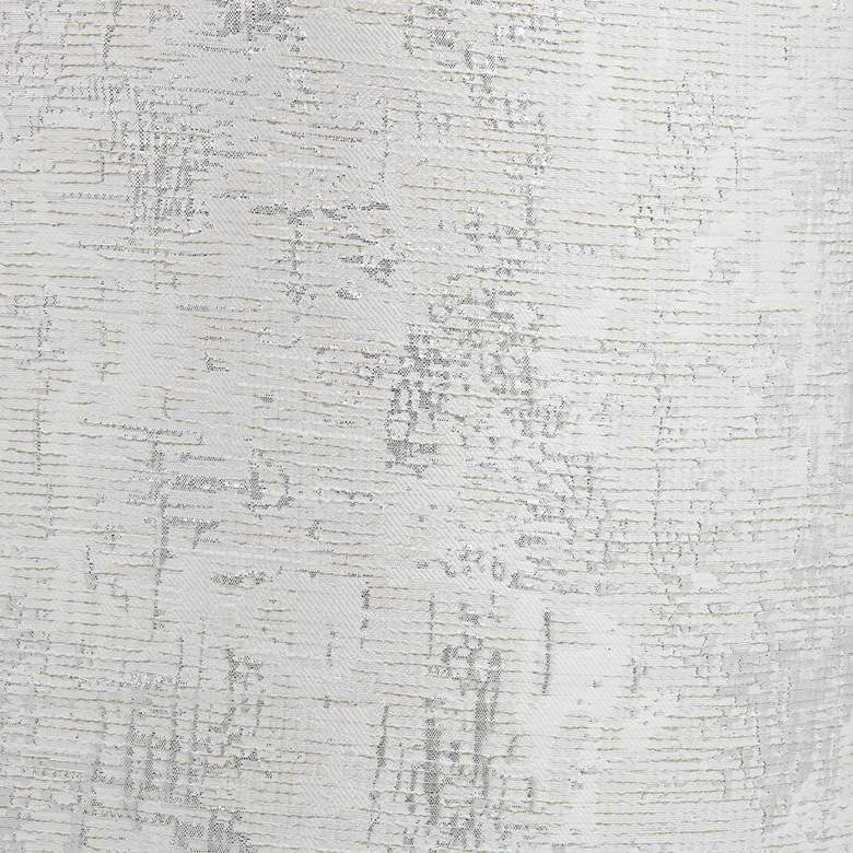 Image 2 Springcrest Zena Embroidered Silver Drum Lamp Shade 13x15x11 (Spider) more views