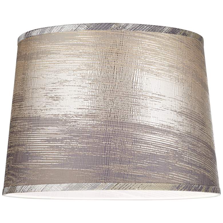 Image 3 Springcrest Zena Silver and Gold Tapered Drum Lamp Shade 13x15x11 (Spider) more views