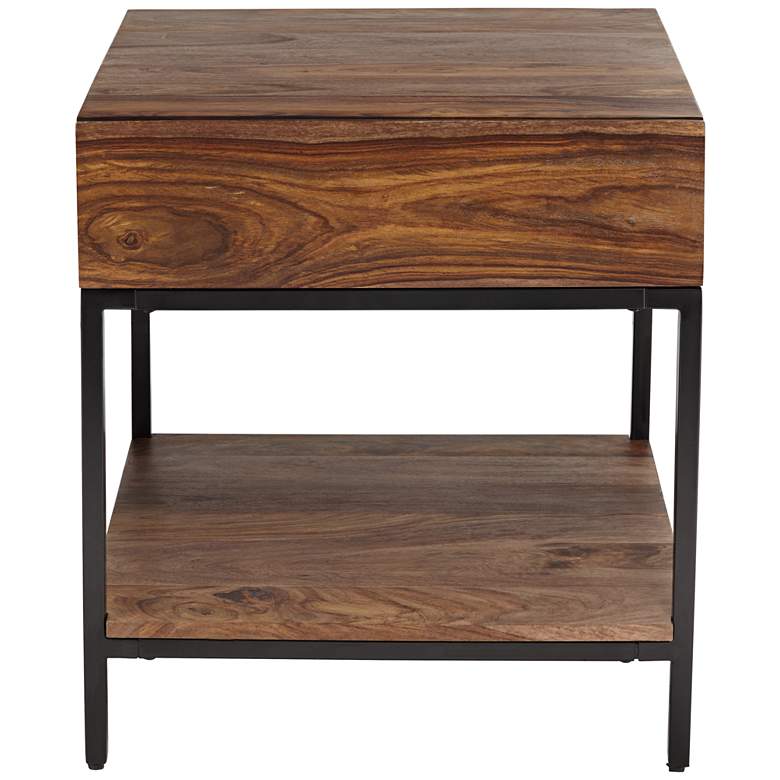 Image 6 Springdale ll 22 1/4" Wide Natural Wood Drawer End Table more views