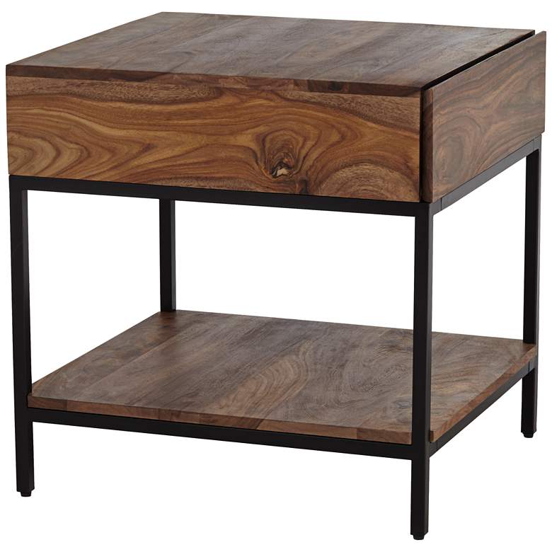 Image 7 Springdale ll 22 1/4 inch Wide Natural Wood Drawer End Table more views