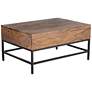 Springdale ll 36" Wide Natural Wood Lift Top Cocktail Table in scene