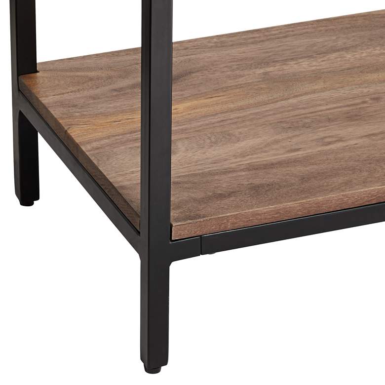 Image 6 Springdale ll 50" Wide Natural Wood 2 Drawer Console Table more views
