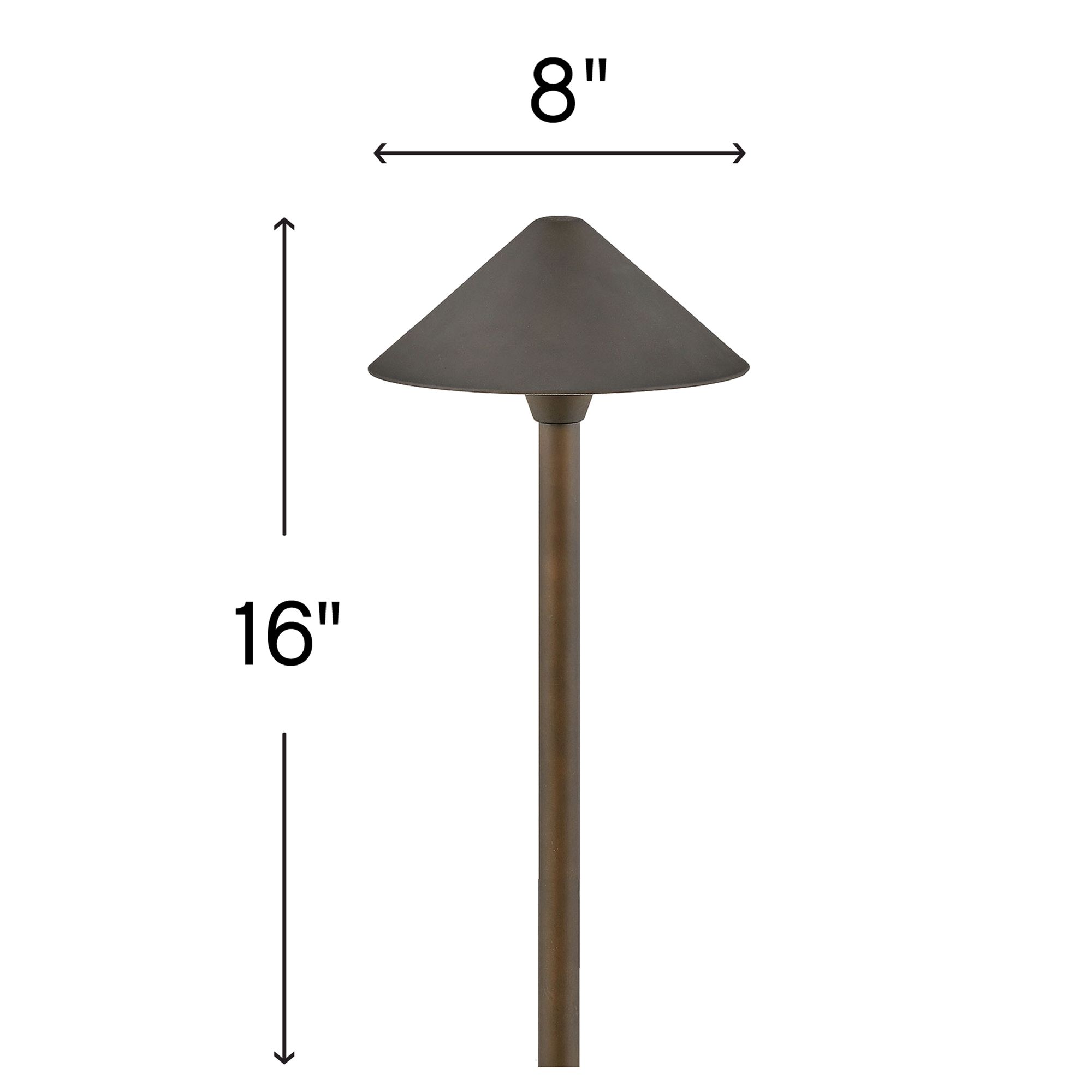 Springfield 16" High Bronze Path Light by Hinkley Lighting