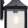 Springfield 17 3/4" High Distressed Black Outdoor Wall Light