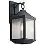 Springfield 21 1/4" High Distressed Black Outdoor Wall Light
