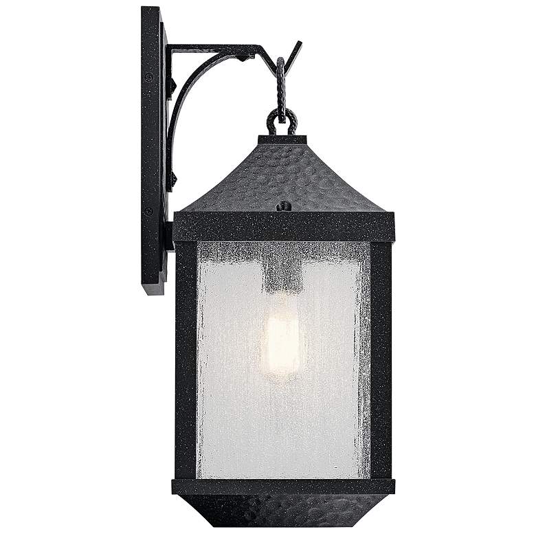 Image 2 Springfield 21 1/4" High Distressed Black Outdoor Wall Light more views