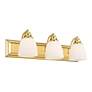 6_Springfield 24" Wide Polished Brass 3-Light Bath Light more views