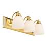 7_Springfield 24" Wide Polished Brass 3-Light Bath Light more views